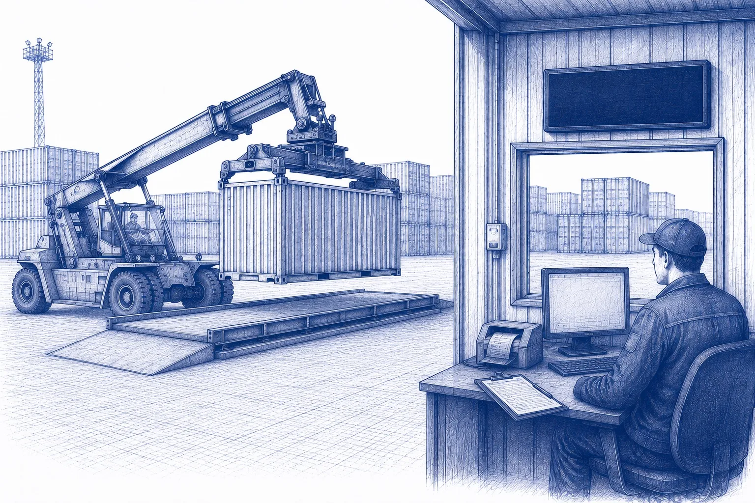 Взвешивание контейнеров VGM в Красноярске