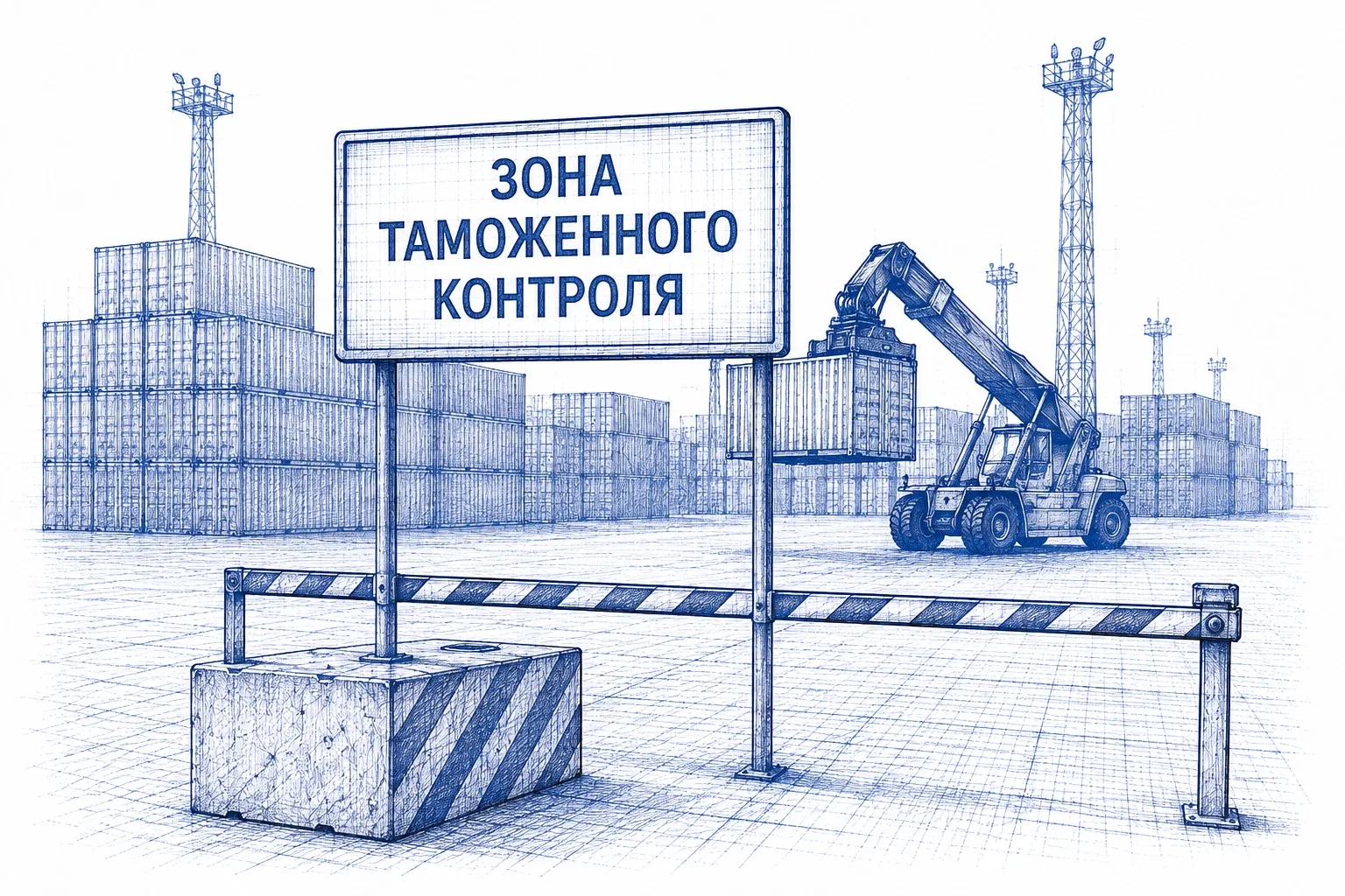 Открытие временной зоны таможенного контроля